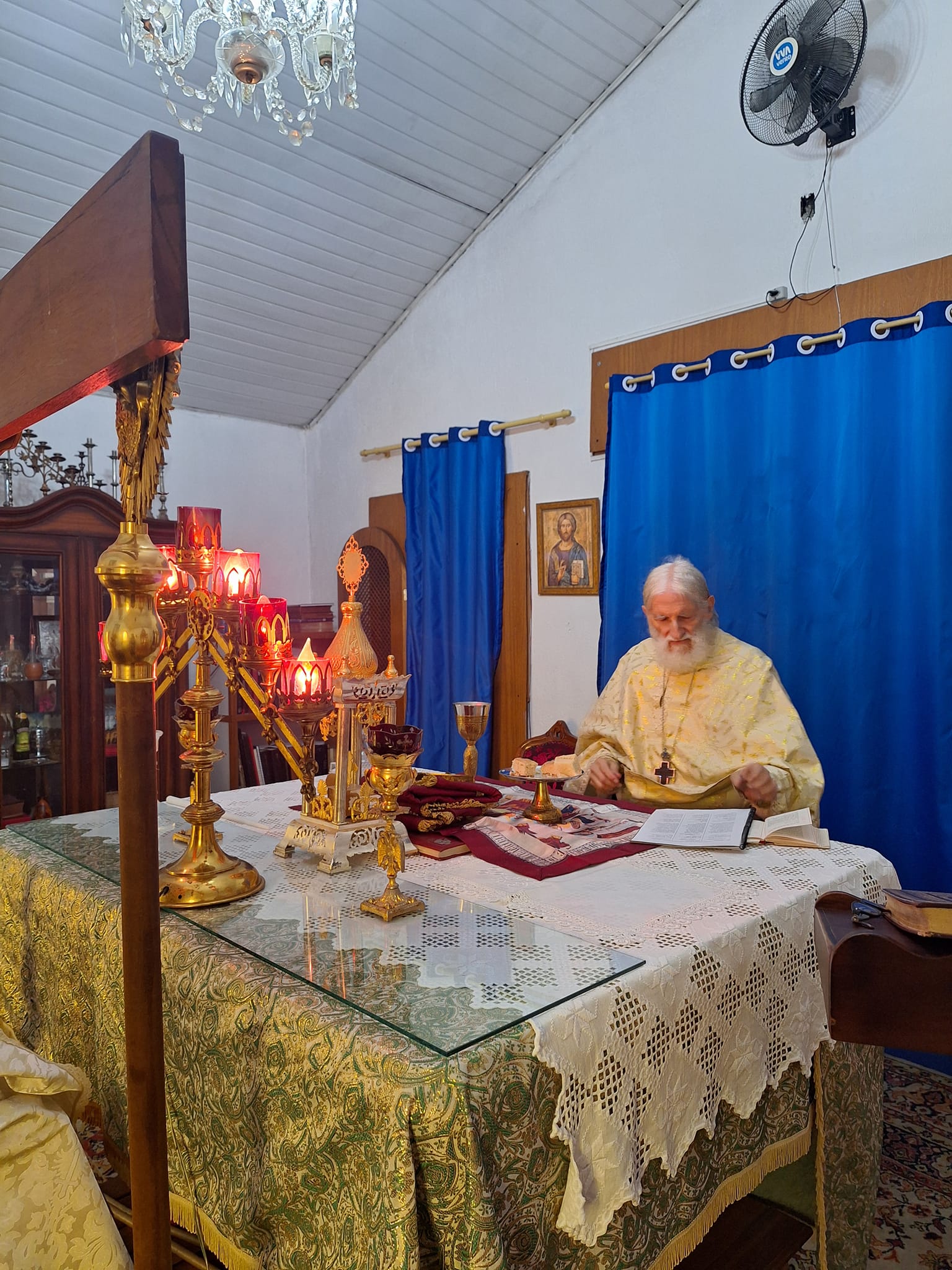 Fr. Juvenal serving at Dormition Parish in Brazil