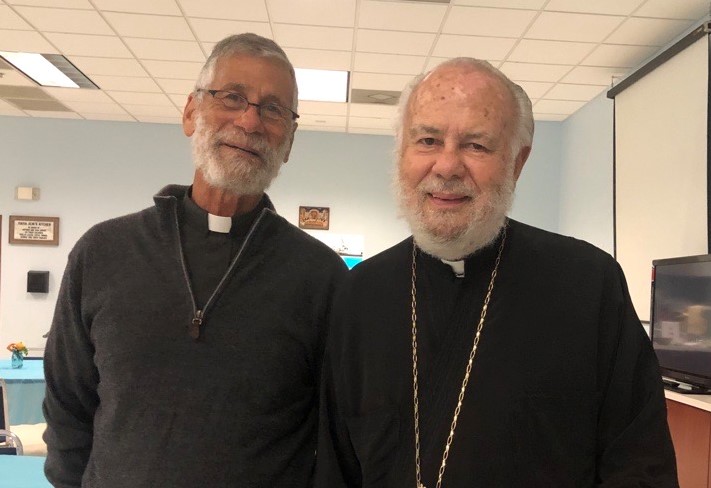 Fr. Martin and Bishop Dimitrios of Xanthos